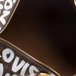 Louis Vuitton Monogram Canvas Limited Edition Graffiti Keepall 50