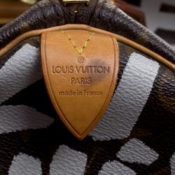 Louis Vuitton Monogram Canvas Limited Edition Graffiti Keepall 50