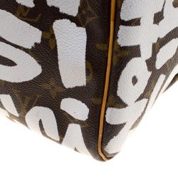Louis Vuitton Monogram Canvas Limited Edition Graffiti Keepall 50
