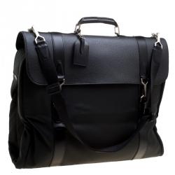 Louis Vuitton Green Taiga Leather and Nylon Garment Bag