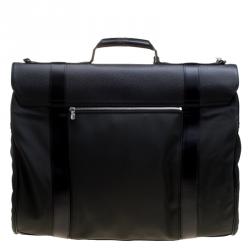 Louis Vuitton Green Taiga Leather and Nylon Garment Bag