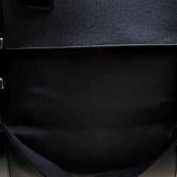 Louis Vuitton Green Taiga Leather and Nylon Garment Bag