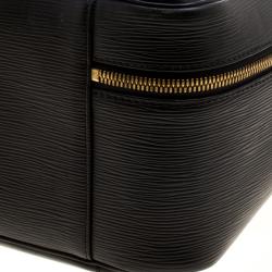 مملوكة مسبقًا حقيبة لاغيدج لوي فيتون جلد أيبي أسود