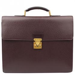 Louis Vuitton Louis Vuitton Nomade Robusto Brown Leather Briefcase