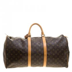 Louis Vuitton Monogram Canvas Keepall 55 Bag