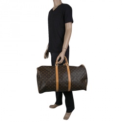 Louis Vuitton Monogram Canvas Keepall 55 Bag