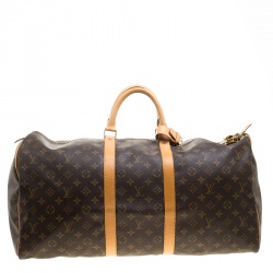 Louis Vuitton Monogram Canvas Keepall 55 Bag