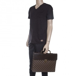 Louis Vuitton Damier Ebene Canvas Altona Briefcase GM