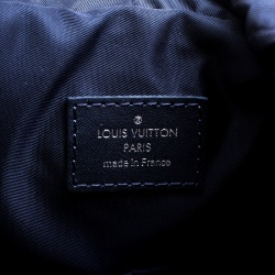 Louis Vuitton Blue/Black Nylon and Leather V Line Pulse Backpack 