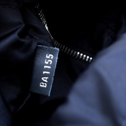 Louis Vuitton Blue/Black Nylon and Leather V Line Pulse Backpack 