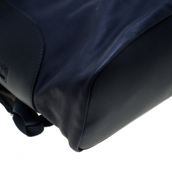 Louis Vuitton Blue/Black Nylon and Leather V Line Pulse Backpack 