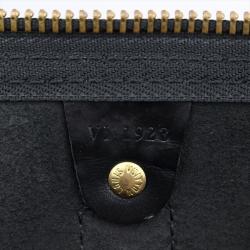 مملوكة مسبقًا Louis Vuitton Noir Epi Leather Keepall 50 Bag