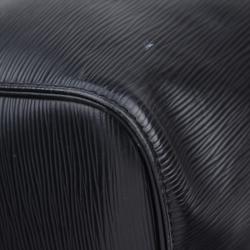 مملوكة مسبقًا Louis Vuitton Noir Epi Leather Keepall 50 Bag