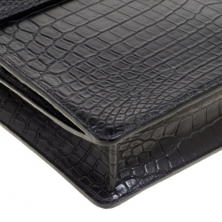 Louis Vuitton Black Crocodile Robusto Briefcase