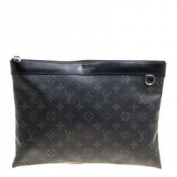 Pre Owned Louis Vuitton Monogram Eclipse Canvas Apollo Pochette