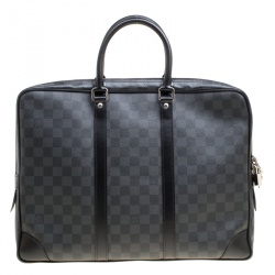 Pre Owned Louis Vuitton Damier Graphite Canvas Porte Documents Voyage Briefcase