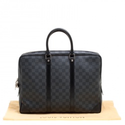 Pre Owned Louis Vuitton Damier Graphite Canvas Porte Documents Voyage Briefcase