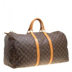 Louis Vuitton Monogram Canvas Keepall 55 Bag