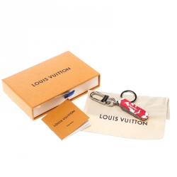 Louis Vuitton Supreme Red Pocket Knife Key Ring