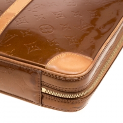 Louis Vuitton Bronze Monogram Vernis Vandam Briefcase
