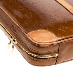 Louis Vuitton Bronze Monogram Vernis Vandam Briefcase