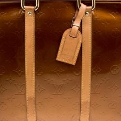Louis Vuitton Bronze Monogram Vernis Vandam Briefcase