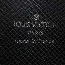 Louis Vuitton Black Taiga Leather Lozan Briefcase