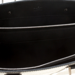 Louis Vuitton Black Taiga Leather Lozan Briefcase