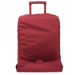 Pre Owned حقيبة سفر لوي فيتون بيغاس بيزنيس جلد إيبي حمراء 45