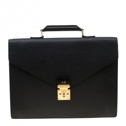 Louis Vuitton Pilot Briefcase Black autres Cuirs