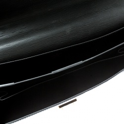 Pre Owned  حقيبة مستندات لوي فيتون سيفيت كونسيلير جلد إيبي سوداء