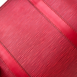 Pre Owned  حقيبة لوي فيتون كييبال جلد إيبي حمراء 50