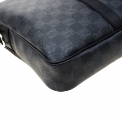 Pre Owned Louis Vuitton Damier Graphite Canvas Porte Documents Voyage PM Bag
