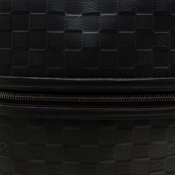 Pre Owned Louis Vuitton Black Damier Infini Leather Michael NM Backpack Bag