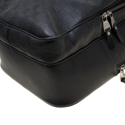 Pre Owned Louis Vuitton Black Damier Infini Leather Michael NM Backpack Bag