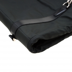 Louis Vuitton Black/Green Taiga Leather and Nylon Gibeciere Garment Bag