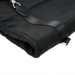 Louis Vuitton Black/Green Taiga Leather and Nylon Gibeciere Garment Bag