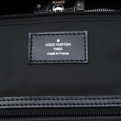 Louis Vuitton Black/Green Taiga Leather and Nylon Gibeciere Garment Bag
