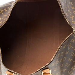 Pre Owned Louis Vuitton Monogram Canvas Keepall Bandouliere 50 Bag