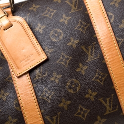 Pre Owned Louis Vuitton Monogram Canvas Keepall Bandouliere 50 Bag