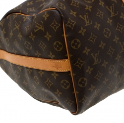 Pre Owned Louis Vuitton Monogram Canvas Keepall Bandouliere 50 Bag