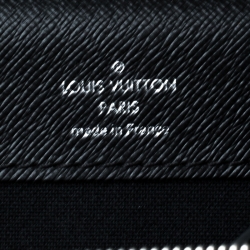 Pre Owned حقيبة مستندات لوي فيتون روباستو 2 جلد إيبي أسود