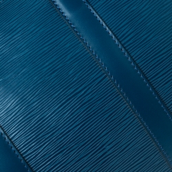 Louis Vuitton Toledo Blue Epi Leather Keepall 45 Bag