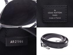 Pre Owned Louis Vuitton Black Monogram Canvas Leather Eclipse Briefcase