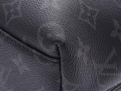 Pre Owned Louis Vuitton Black Monogram Canvas Leather Eclipse Briefcase