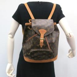 Pre Owned Louis Vuitton Monogram Montsouris MM Backpack