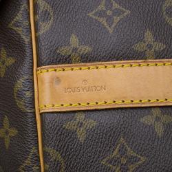 مملوكة مسبقًا حقيبة لوي فيتون كيبال 55 كانفاس مونوغرامي مع حمالة كتف