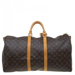 مملوكة مسبقًا Louis Vuitton Monogram Canvas Keepall 55