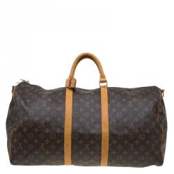 Pre Owned Louis Vuitton Monogram Canvas Keepall 55