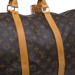 Pre Owned Louis Vuitton Monogram Canvas Keepall 55